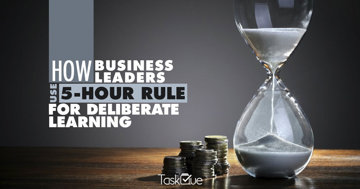 How Business Leaders Use 5 Hour Rule For Deliberate Learning?